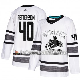 Miesten NHL Vancouver Canucks Pelipaita Elias Pettersson 40 2019 All-Star Adidas Valkoinen Authentic